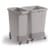 Durable 60L Linkable Bin Trolley Modular Waste Trolley For Durabin Bins 334037