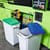 Durable 60L Bin Lid Green - Rectangular Recycling Bin Lid - Food Safe - DURABIN
