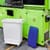 Durable 60L Bin Lid Green - Rectangular Recycling Bin Lid - Food Safe - DURABIN