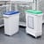 Durable 60L Bin Lid Green - Rectangular Recycling Bin Lid - Food Safe - DURABIN