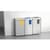 Durable 55L Plastic Waste Bin - Sheet Steel Recycling Separation Bin - DURASORT®
