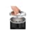 Durable Round Metal Waste Bin with Fire Extinguishing Ashtray - 17L - Grey