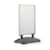 Durable Pavement Sign Heavy Water Base Double Sided Snap Frame Stand - A1 Silver