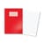Hamelin Oxford Exercise Book 8mm Lined 80 Page A4 Red (Pack of 50) 400136165