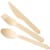 Fiesta Compostable Wooden Dessert Spoons (Pack of 100)