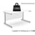 weight tolerance - Office Desk Rectangular Silver Cantilever Legs W1200xD800xH725mm White Ashford