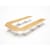 Folding Table Rectangular Chrome Legs 25mm Top W1500xD750xH725mm Beech Morph Fold: Horse Shoe Formation