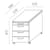 Oskar Mobile Pedestal Dimensions