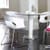 Miss B Antishock Canteen & Breakout Chrome Sled Frame Chair Glossy White - Room View