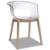 Natural Miss B Antishock Canteen & Breakout Wooden Leg Chair Transparent