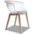 Natural Miss B Antishock Canteen & Breakout Wooden Leg Chair Clear: Side View