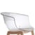 Natural Miss B Antishock Canteen & Breakout Wooden Leg Chair Transparent: Seat Zoom In