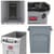 Rubbermaid Slim Jim 87L Waste Container With Venting Channels