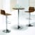 Stork Cafe Stools Room View - Shown In Walnut