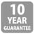 10 Year Guarantee Icon