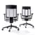 Xenon Swivel Ergonomic Mesh Back Office Chair: Grey