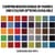 Range Of Fabric Colour Options Available For Xenon Ergonomic Task Chair