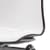 Zebra Bicolore Bar Stool With H800mm Chrome Base White/Anthracite