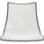 Zebra Bicolore Bar Stool With H800mm Chrome Base - Front Of Seat