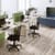 Zoom Electric Dual Motor Height Adjustable Sit Stand Office Desk Dual Purpose Reversible Scallop Top W1200xD800xH685-1185mm White Top White Frame 10 Year Warranty