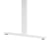 Zoom Electric Dual Motor Height Adjustable Sit Stand Office Desk Dual Purpose Reversible Scallop Top W1200xD800xH685-1185mm White Top White Frame 10 Year Warranty