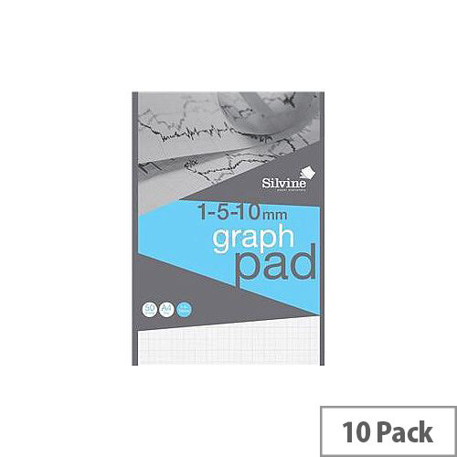 pack size - 10 graph pads