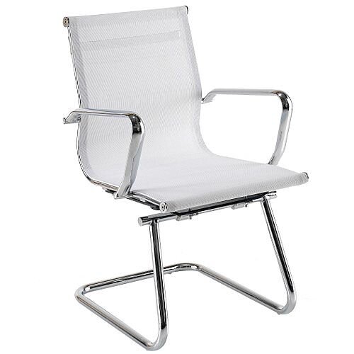 White Mesh Chair