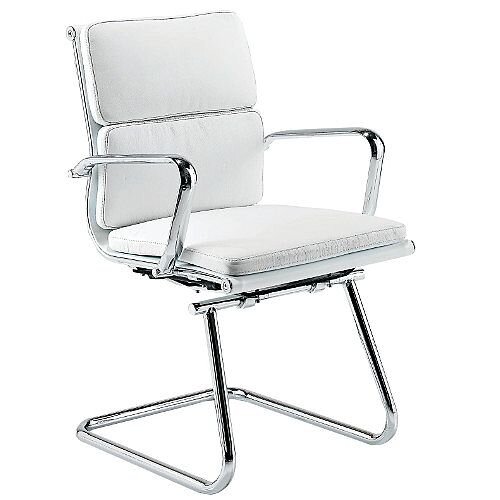 White  Leather Chair