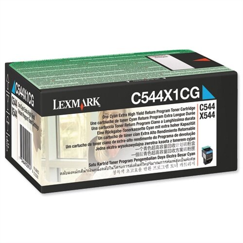 lexmark cyan C544X1CG