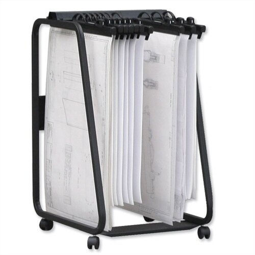 Arnos Hang-A-Plan General Front Load Trolley for Approx 20 Binders A0-A1-A2-B1 W555xD730xH990mm D061