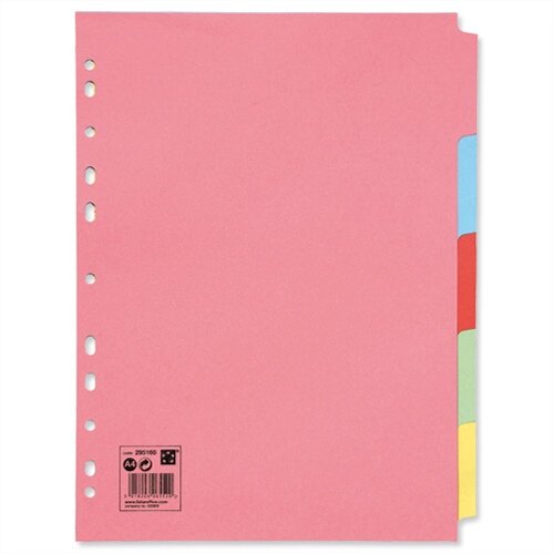 5 part subject dividers 5 star 