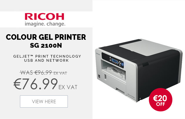 Ricoh SG 2100N A4 Colour Gel Printer Netwrok