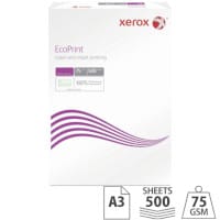 Xerox EcoPrint Copier Paper - A3, 75gsm, White, Ream of 500 Sheets