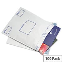 GoSecure White Extra Strong Polythene Envelopes 460x430mm Pack of 100
