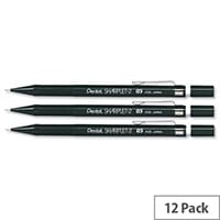 Pentel Sharplet A125 A Mechanical Pencil with 2 x HB 0.5mm Lead Pack 12