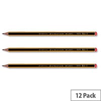Staedtler 2B Noris Pencil Cedar Wood Orange Cap Pack 12