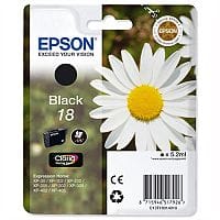 Epson T1801 Black Inkjet Cartridge C13T18014010 C13T18014012 - Epson Daisy