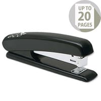 Rapesco Eco Stapler Recycled ABS Casing Full Strip No.s 24/6 26/6 Black Ref 1085