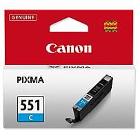 Canon CLI-551 C ( 6509B001 ) Cyan Ink Cartridge Original - for PIXMA iP8750, iX6850, MG5550, MG5650, MG5655, MG6450, MG6650, MG7150, MG7550, MX725, MX925