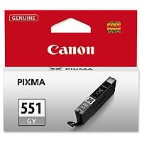 Canon CLI-551 GY ( 6512B001 ) Grey Ink Cartridge Original - for PIXMA iP8750, iX6850, MG5655, MG6350, MG7150, MG7150 MONSTER UNIVERSITY Edition, MG7550