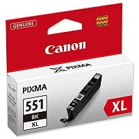 Canon CLI-551XL BK ( 6443B001 ) Black High Yield Ink Cartridge Original - for PIXMA iP8750, iX6850, MG5550, MG5650, MG5655, MG6450, MG6650, MG7150, MG7550, MX725, MX925