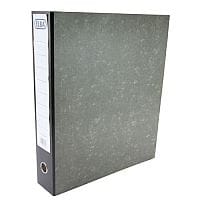 Elba A3 Upright 70mm Black Lever Arch File – 2 Rings, 70mm Spine, 550 to 600 Page Capacity, Reinforced Edge, Spine Label, Finger Pull Ring & Plastic Covering (100080746)