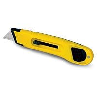 Stanley Lightweight Knife - Extra sharp retractable blade for precision cutting - Ideal for warehouse and multipurpose use
