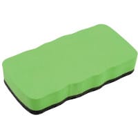 Drywipe Eraser Magnetic Lime Green