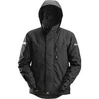 Snickers 1102 AllroundWork, Waterproof 37.5® Insulated Jacket Black Size: XXXL