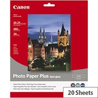 Canon Photo Paper Plus SG-201 Semi-glossy 203 x 254 mm 260 g/m² 20 sheet(s) Photo Paper