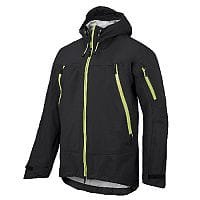 Snickers 1300 FlexiWork Stretch Waterproof Shell Jacket Size M Black