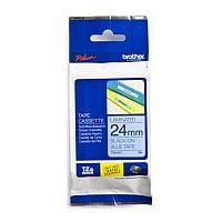 Brother P-touch TZe-551 24mm x 8m Black On Blue Laminated Labelling Tape