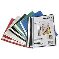 Durable Duraplus Quotation Folder PVC A4 Red Pack 25