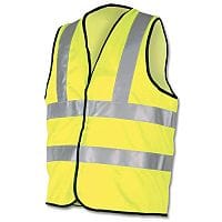 Proforce High Visibility Vest 2-Band Waistcoat Yellow Medium HV08YL400